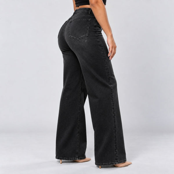 Black jeans, Side view