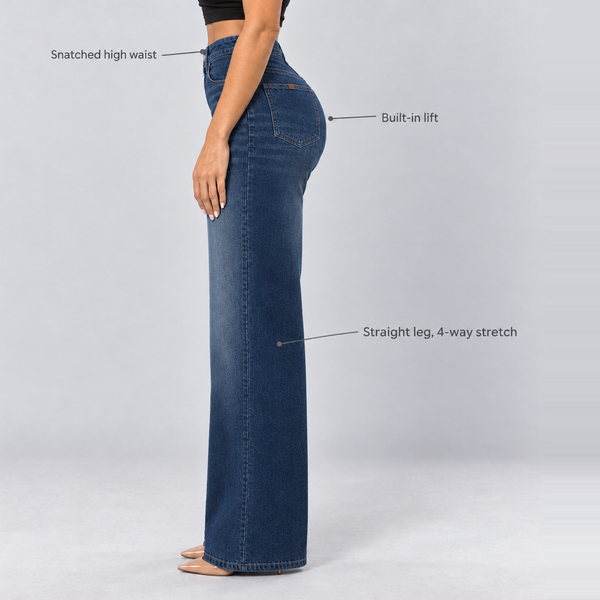 Classic Blue jeans, Side view