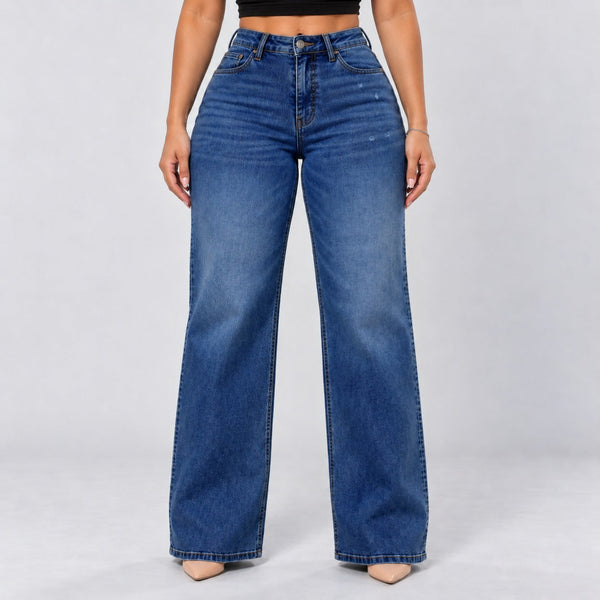 Dark Blue jeans, Front view