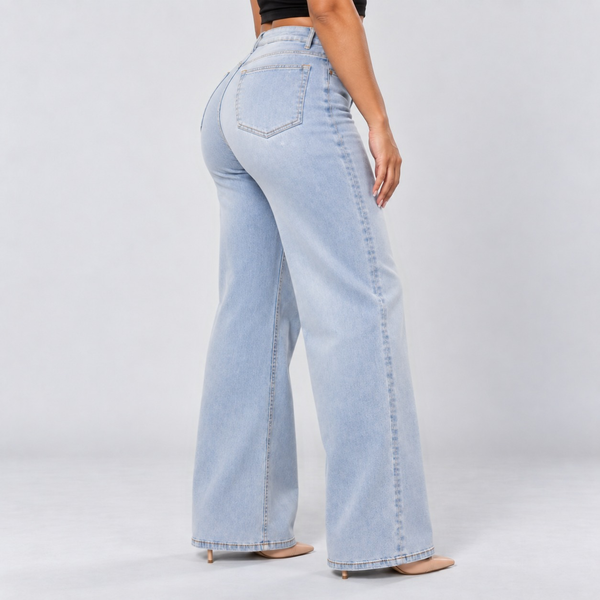 Light Blue jeans, Side view